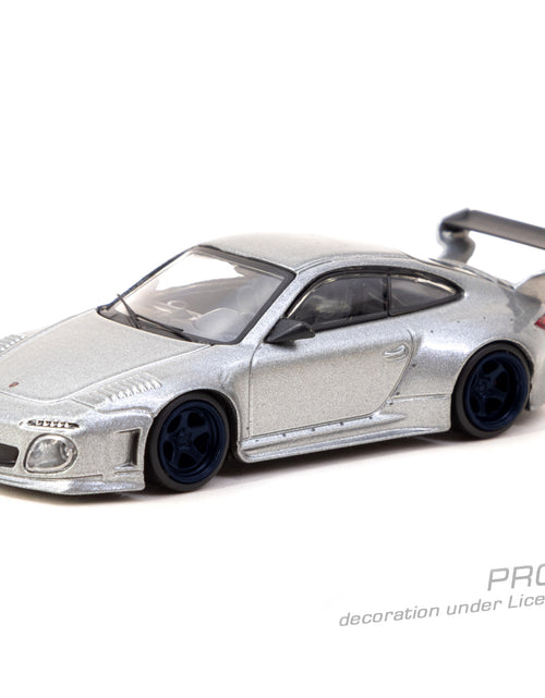 Load image into Gallery viewer, Tarmac Works 1/64 Old &amp; New 997 Gray Metallic Diecast model car
