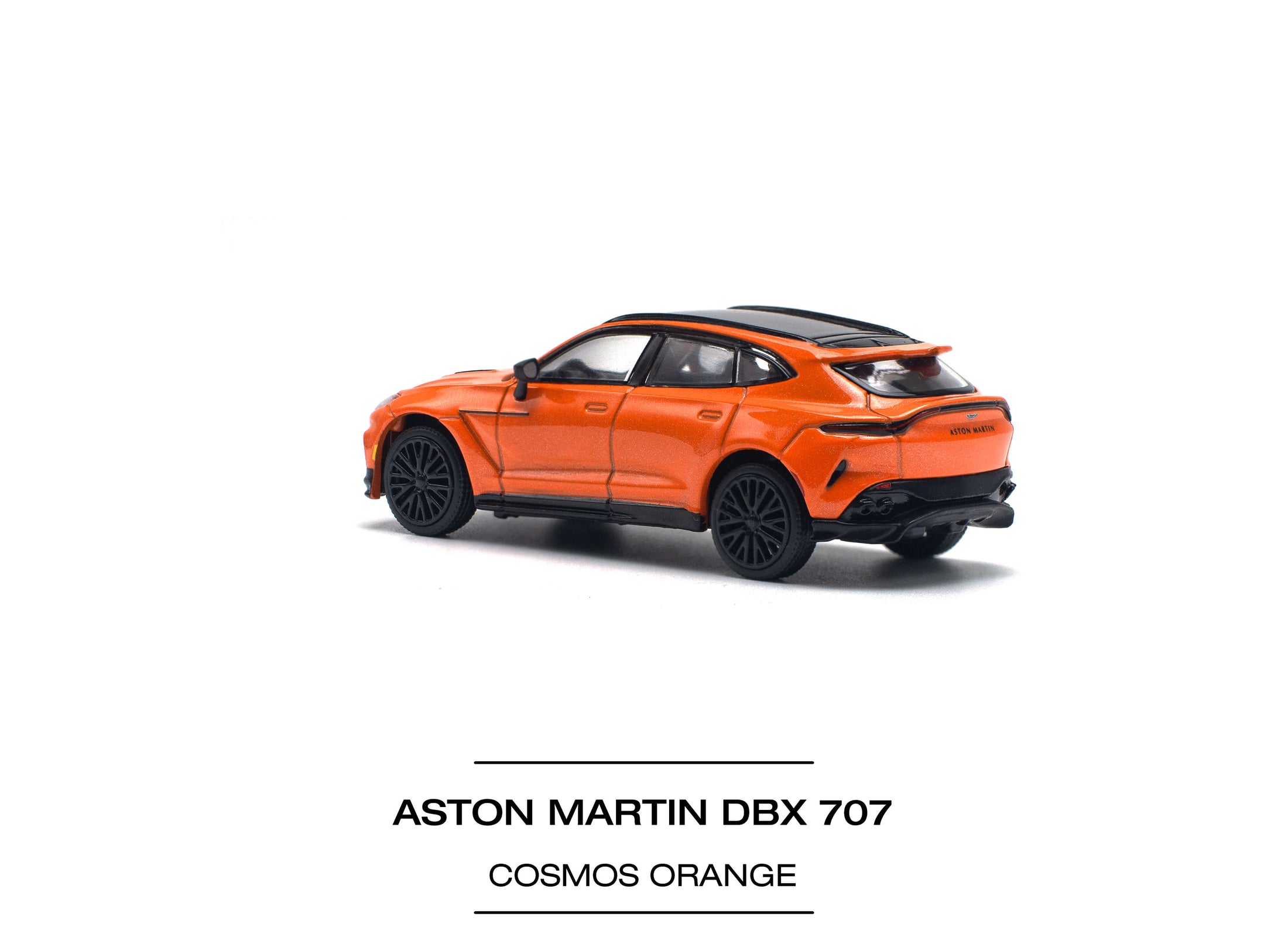 POPRACE 1/64 ASTON MARTIN DBX 707 - COSMOS ORANGE Model Car