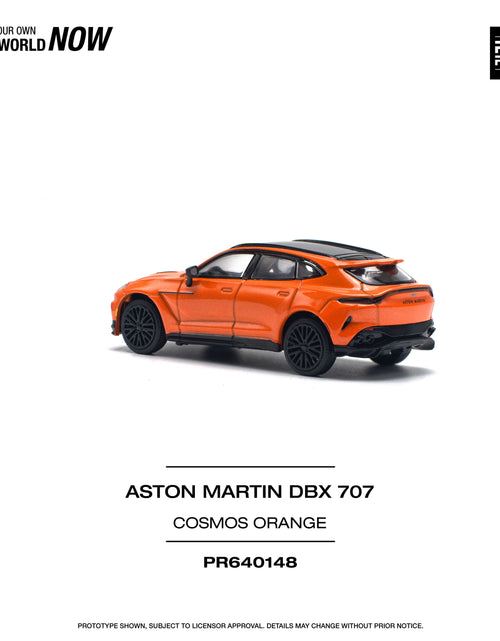 Load image into Gallery viewer, POPRACE 1/64 ASTON MARTIN DBX 707 - COSMOS ORANGE Model Car

