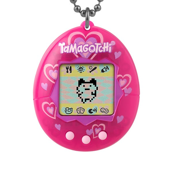 Bandai Original Tamagotchi - GEN1 Lots of Love (PDQ) Pink Electric Pet