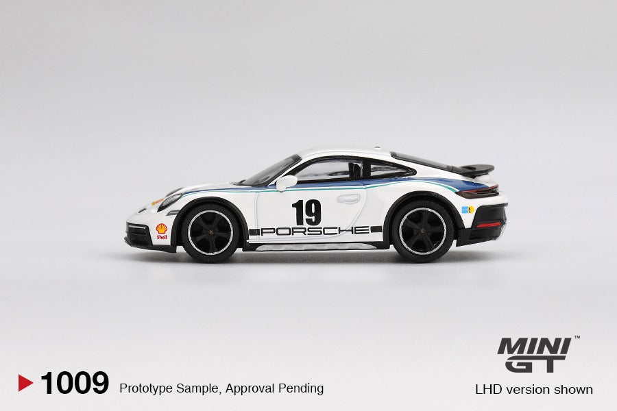 Mini GT #1009 Porsche 911 Dakar Rally 1974 RHD Diecast Model Car