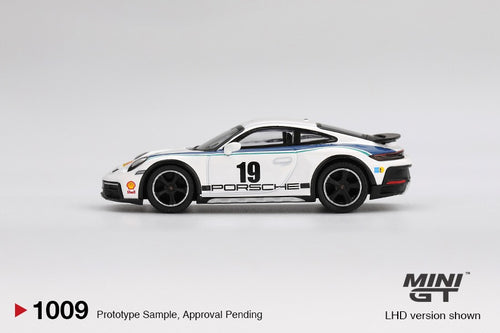 Load image into Gallery viewer, Mini GT #1009 Porsche 911 Dakar Rally 1974 RHD Diecast Model Car
