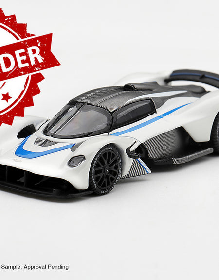 (Pre-order) Mini GT #1419 Aston Martin Valkyrie Escaping White Diecast Model Car