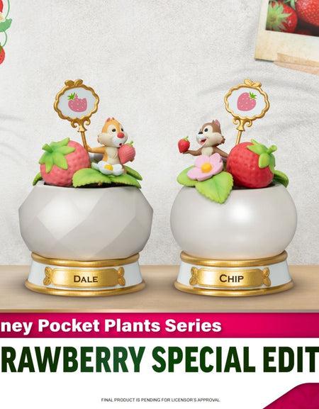 Beast Kingdom MDS-006SP-Disney Pocket Plants Series-Strawberry Spec. Edition Set