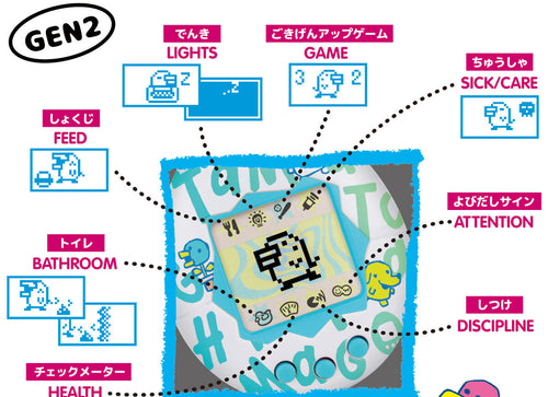 Load image into Gallery viewer, Bandai - Tamagotchi Caramel Nuts (GEN2) Virtual Pet / Electronic Digital Toy
