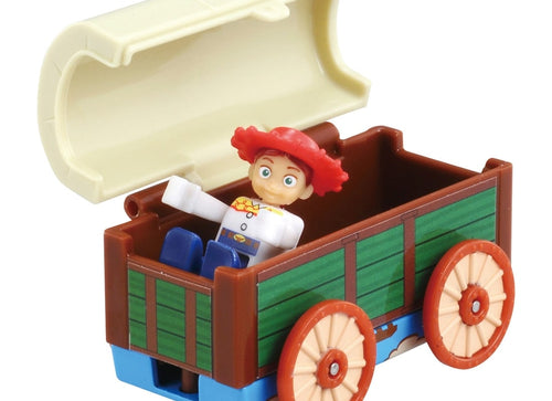 Load image into Gallery viewer, Takara Tomy Dream Tomica Toy Story 5 SP Ride On Jessie &amp; Andy's Toy Box
