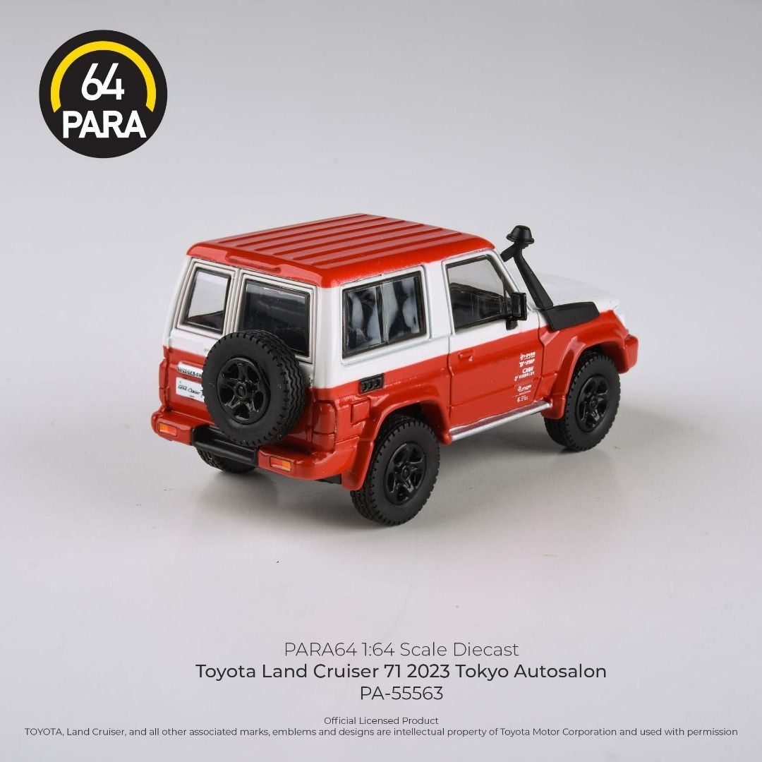 PARA64 1/64 2014 Toyota Land Crusier 71 Short Wheel Base 2023 Autosalon LHD