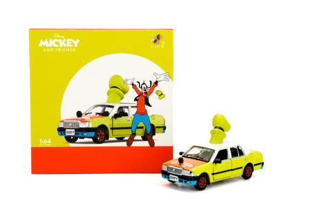 TINY x Disney Vehicle - 1/72 Hong Kong Urban Taxi x Goofy Model Car