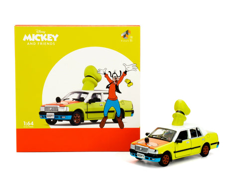 Load image into Gallery viewer, TINY x Disney Vehicle - 1/72 Hong Kong Urban Taxi x Goofy Model Car
