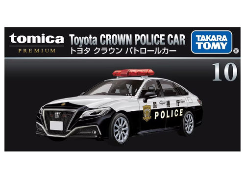 Load image into Gallery viewer, Takara Tomy Tomica Premium Diecast Model Car No.10 Toyota Crown Police Car

