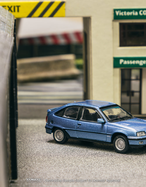 Load image into Gallery viewer, Tarmac Works 1/64 Opel Kadett GSi Blue Metallic Model Car
