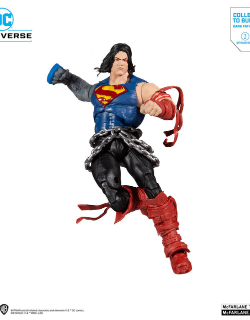 Load image into Gallery viewer, McFarlane Toy DC Death Metal Build-A (Dark Father.)- Superman  7&#39; Action Figure
