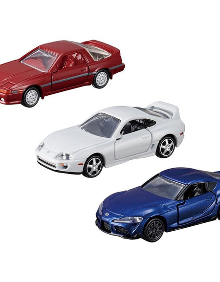 Takara Tomy Tomica Toyota SUPRA 3 MODELS Collection Diecast Model Car Set