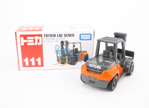 Load image into Gallery viewer, Takara Tomy Tomica #111 Toyota L and F Geneo Stacker 1/62 Diecast Toy Car
