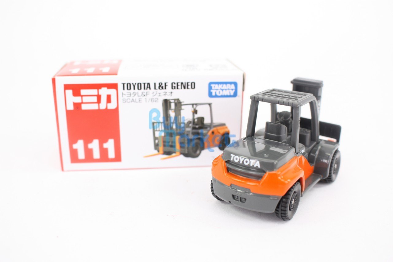 Takara Tomy Tomica #111 Toyota L and F Geneo Stacker 1/62 Diecast Toy Car