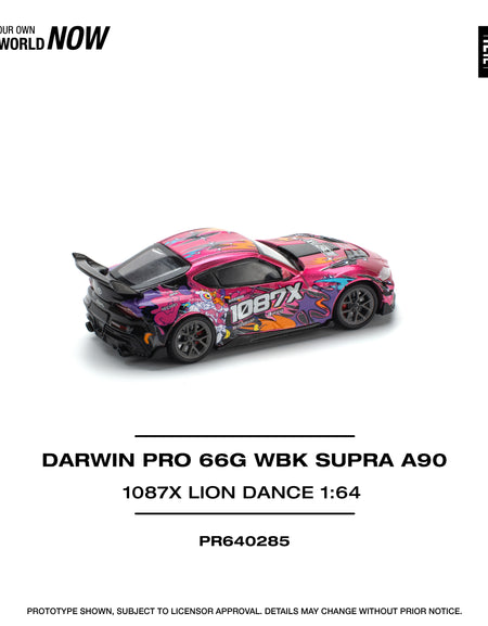 POPRACE 1/64 DARWIN PRO 66G WBK SUPRA (A90) - 1087X LION DANCE