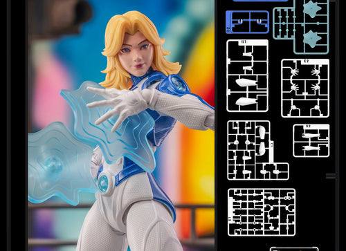 Load image into Gallery viewer, Blokees Marvel Rivals Champion Class Invisible Woman Model Kits Action Figure
