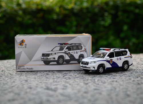 Load image into Gallery viewer, Tiny City Diecast CN03 - 1/64 Toyota Prado Gong An (8008) Model Car
