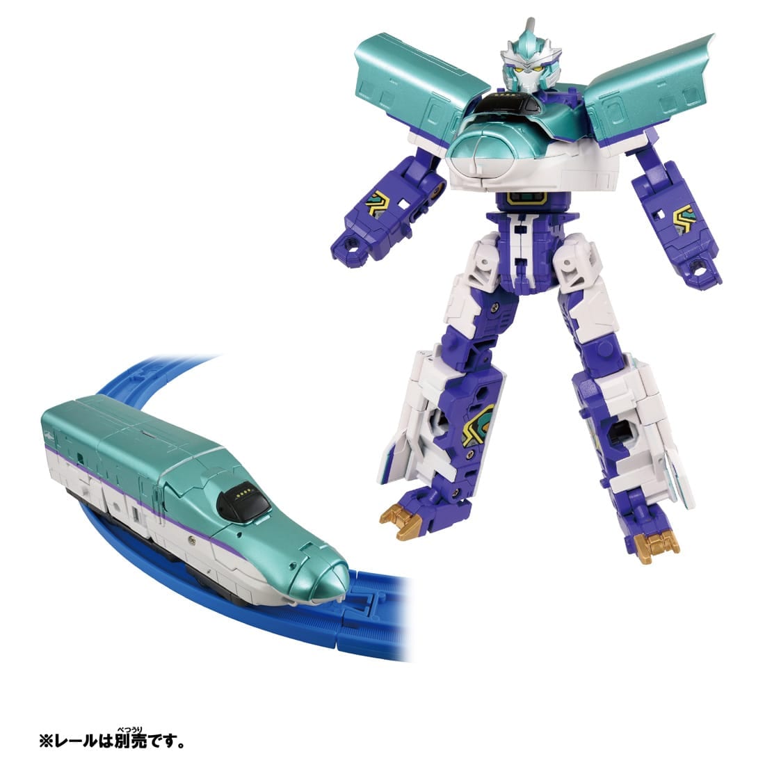 Takara Tomy Plarail Shinkansen Deformation Robot SHINKALION CW H5 Hayabusa Dozer