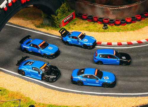 Load image into Gallery viewer, Tarmac Works 10th Anniversary Box Set 5 Model Cars+Trading Cards SET
