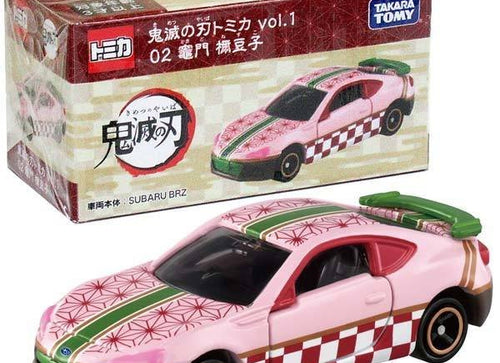 Load image into Gallery viewer, Takara Tomy Dream Tomica Model Car  - Demon Slayer :Nezuko Kamado Subaru BRZ
