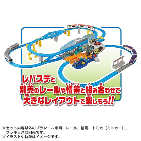 Takara Tomy Plarail Lever Action & Sound! Big Station Playset