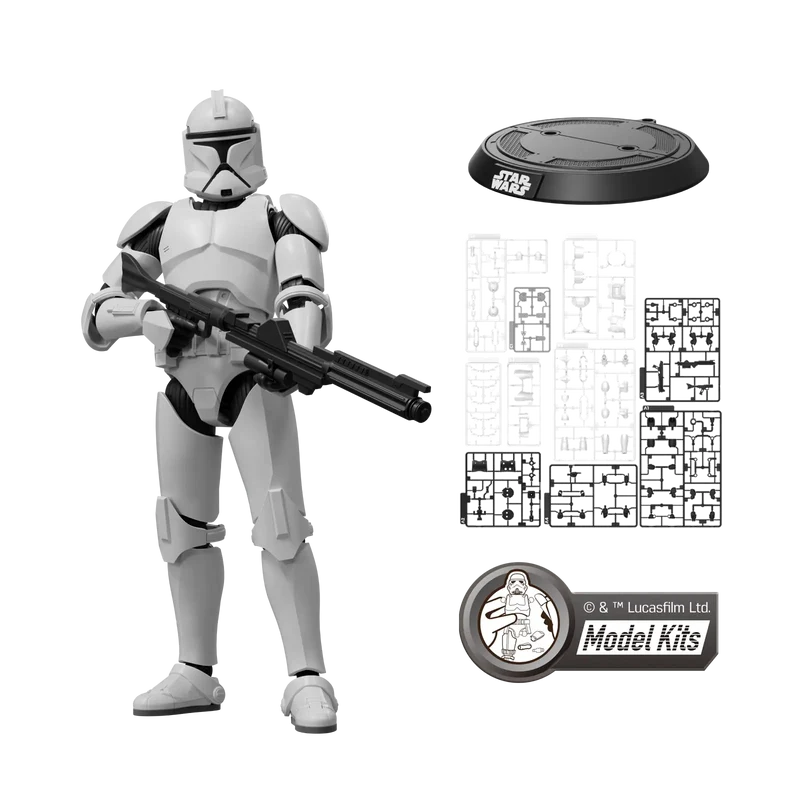 Blokees Star Wars Attack of the Clones Champion Class 07 Clone Trooper Model Kit