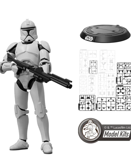 Blokees Star Wars Attack of the Clones Champion Class 07 Clone Trooper Model Kit