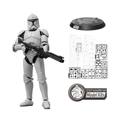 Blokees Star Wars Attack of the Clones Champion Class 07 Clone Trooper Model Kit