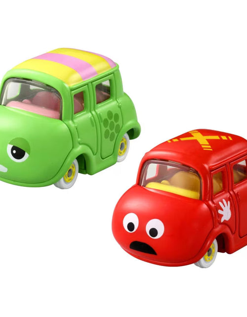 Load image into Gallery viewer, Takara Tomy Dream Tomica SP Gachapin &amp; Mukku Diecast model car set
