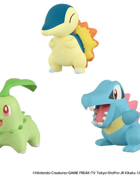 Takara Tomy Pokemon 30th Anniversary Monster Collection Set for Journey Johto