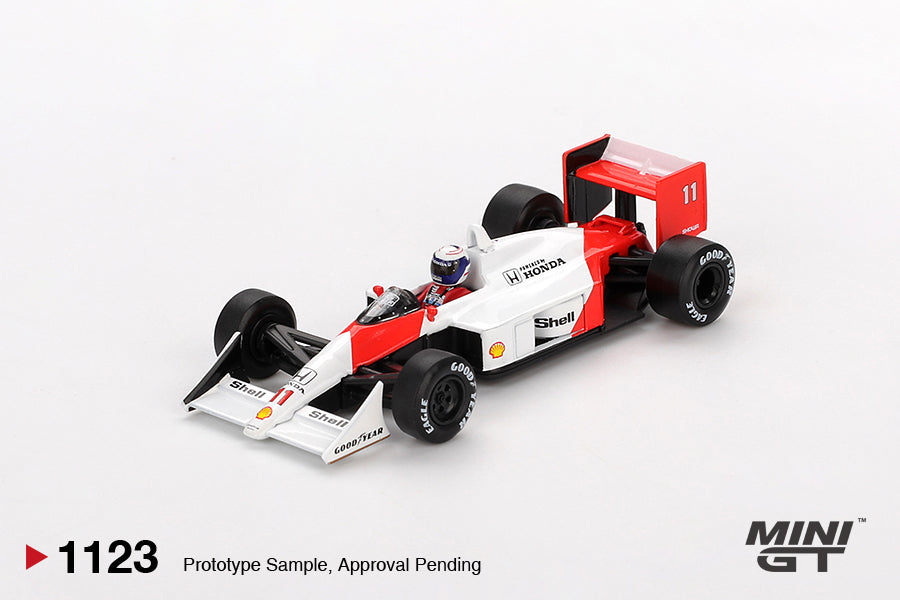 (Pre-order) MINI GT #1123 McLaren MP4/4 #11 Alain Prost 1988 Japanese Grand Prix
