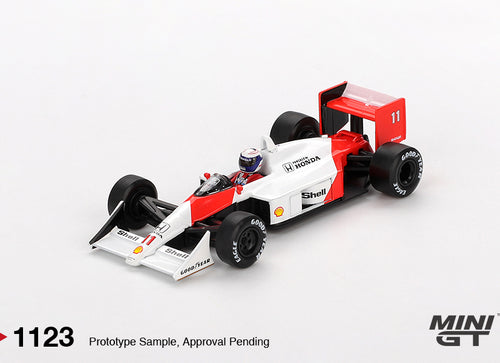 Load image into Gallery viewer, (Pre-order) MINI GT #1123 McLaren MP4/4 #11 Alain Prost 1988 Japanese Grand Prix
