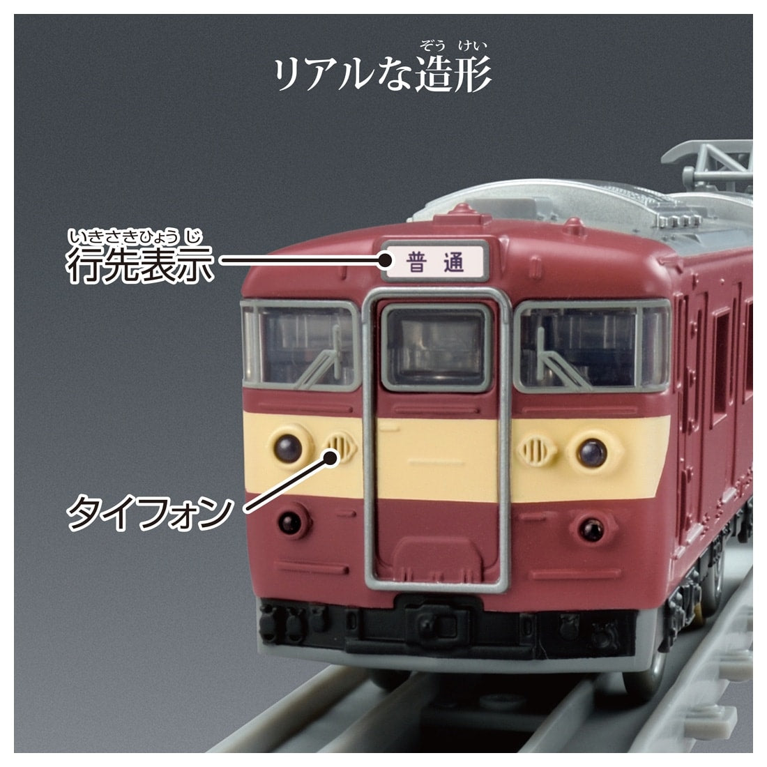 Takara Tomy Plarail Real Class 415 Series Commuter Train (Red Train)