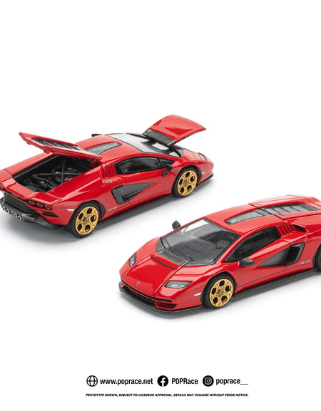 POPRACE 1/64 LAMBORGHINI COUNTACH LPI-800 - ROSSO PR640259