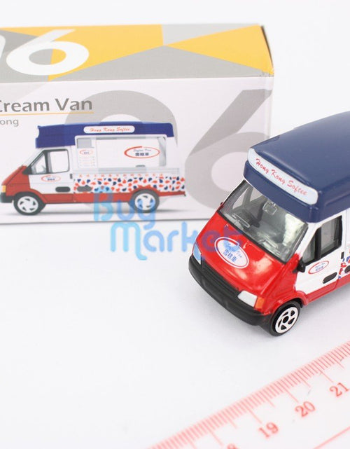Load image into Gallery viewer, TINY Hong Kong City Culture HK #06 Ice Cream Van Deicast Model Toy Car White

