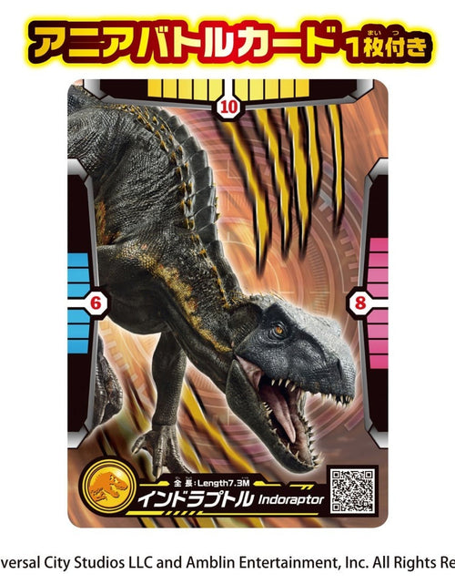 Load image into Gallery viewer, Takara Tomy ANIA Animal Jurassic World Indoraptor Figure with Battle Card
