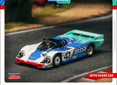 Load image into Gallery viewer, (Pre-order) Tarmac Works 1/64 Porsche 956  Le Mans 1984 #47 Diecast Model Car

