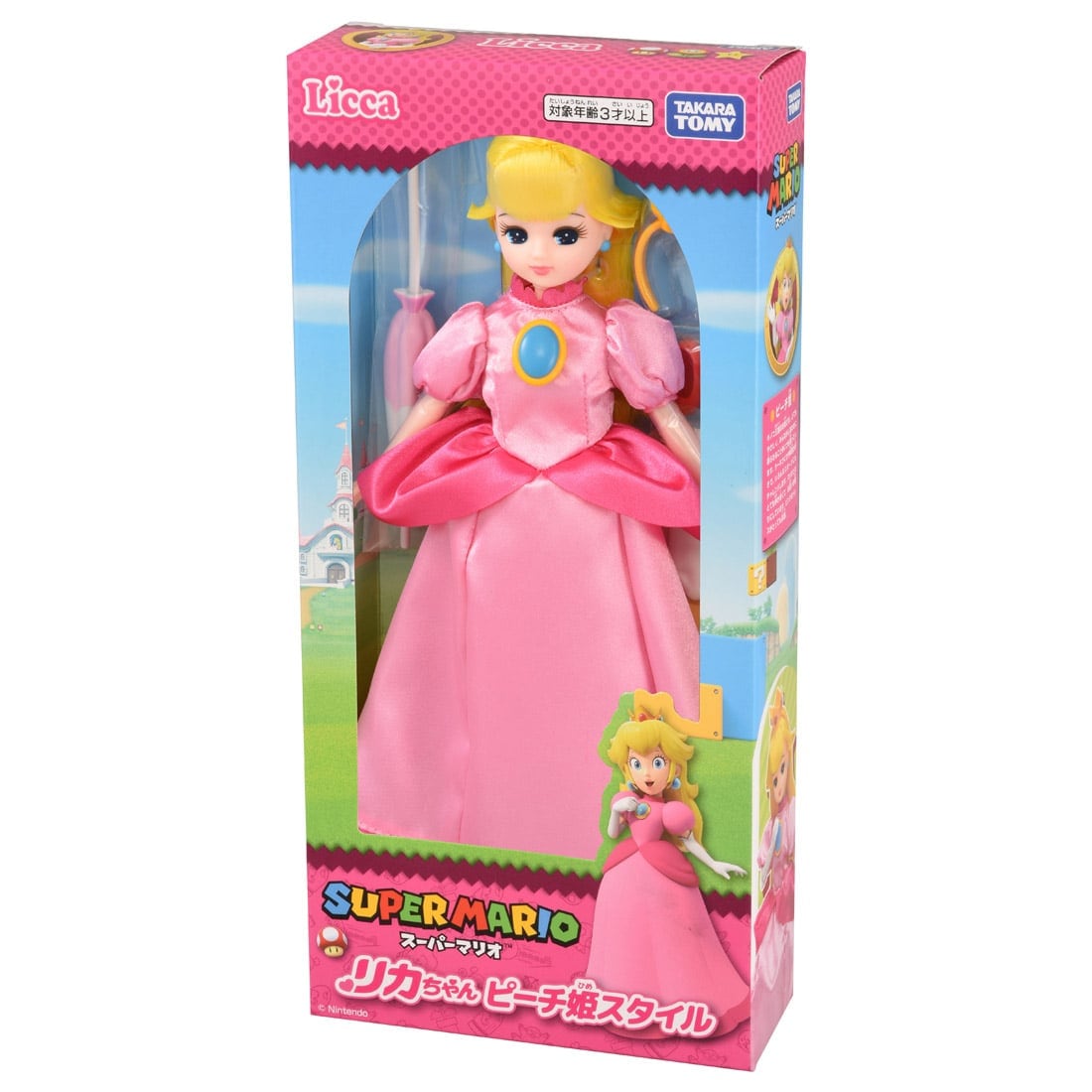 Takara Tomy Licca Super Mario Princess Peach Style (Licca-chan) Doll