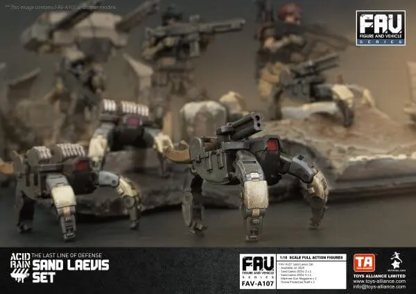 TOYS ALLIANCE x Acid Rain FAV-A107 Sand Laevis Set 1:18 Figure