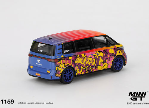 Load image into Gallery viewer, (Pre-order) MINI GT 1/64 #1159 Volkswagen ID.Buzz KW/BBS Diecast Model Car
