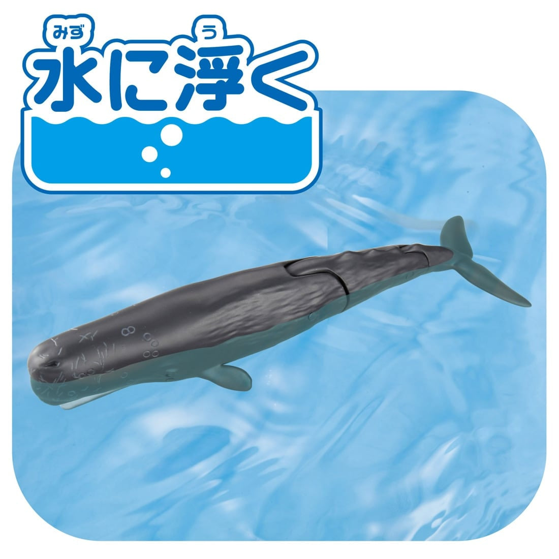 Takara Tomy Ania AL-34 Sperm Whale (Floating Version) Animal Figure