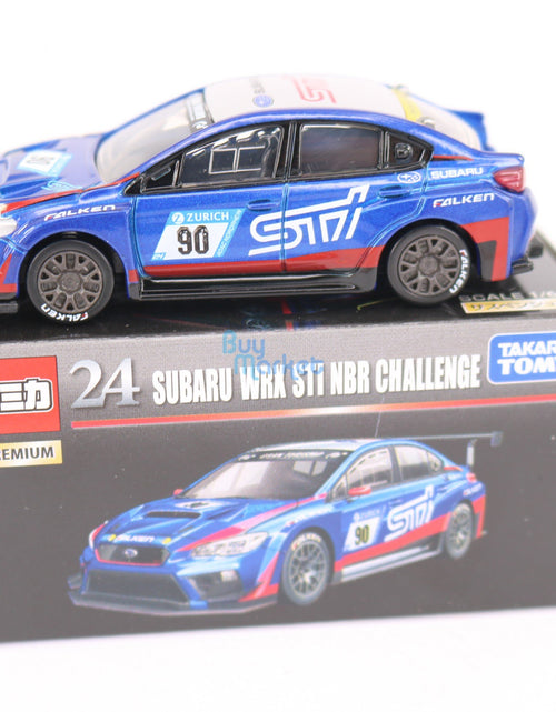 Load image into Gallery viewer, Takara Tomy Tomica Premium No.24 SUBARU WRX STI NBR CHALLENGE Diecast Car Japan
