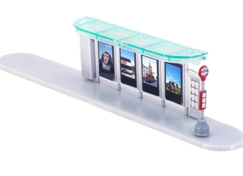 Load image into Gallery viewer, Tiny 1/110 Dioramas Bus Stop Shelter- KMB (Blind Box) (set of 12)
