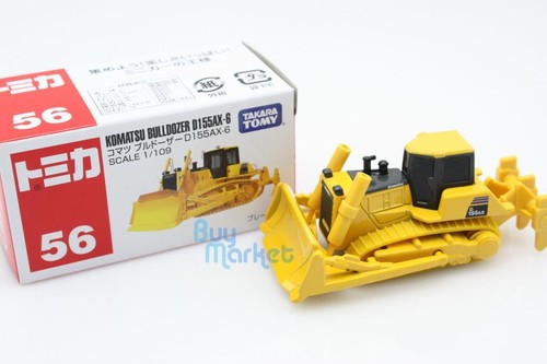 Load image into Gallery viewer, Takara Tomica Tomy #56 Komatsu Bulldozer D155 Scale 1/109 Diecast Toy Car Japan
