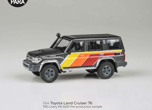 Load image into Gallery viewer, PARA64 1/64 2014 Toyota Land Cruiser LC 76 TRD Livery Model Car
