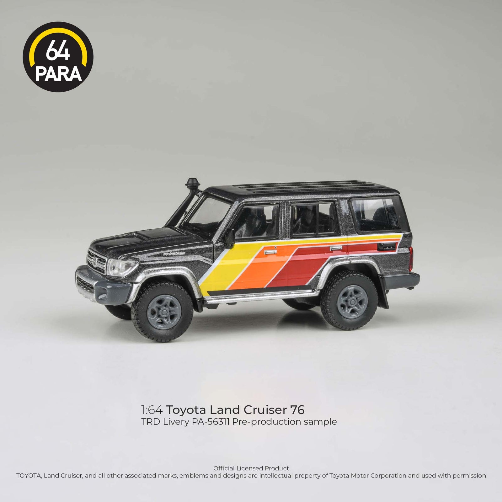 PARA64 1/64 2014 Toyota Land Cruiser LC 76 TRD Livery Model Car