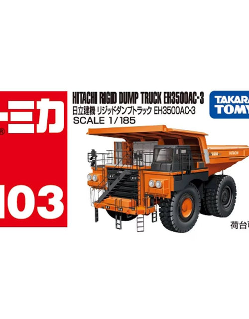 Load image into Gallery viewer, Takara Tomy Tomica No.103 Hitachi Construction Machinery Rigid Dump Truck EH3500
