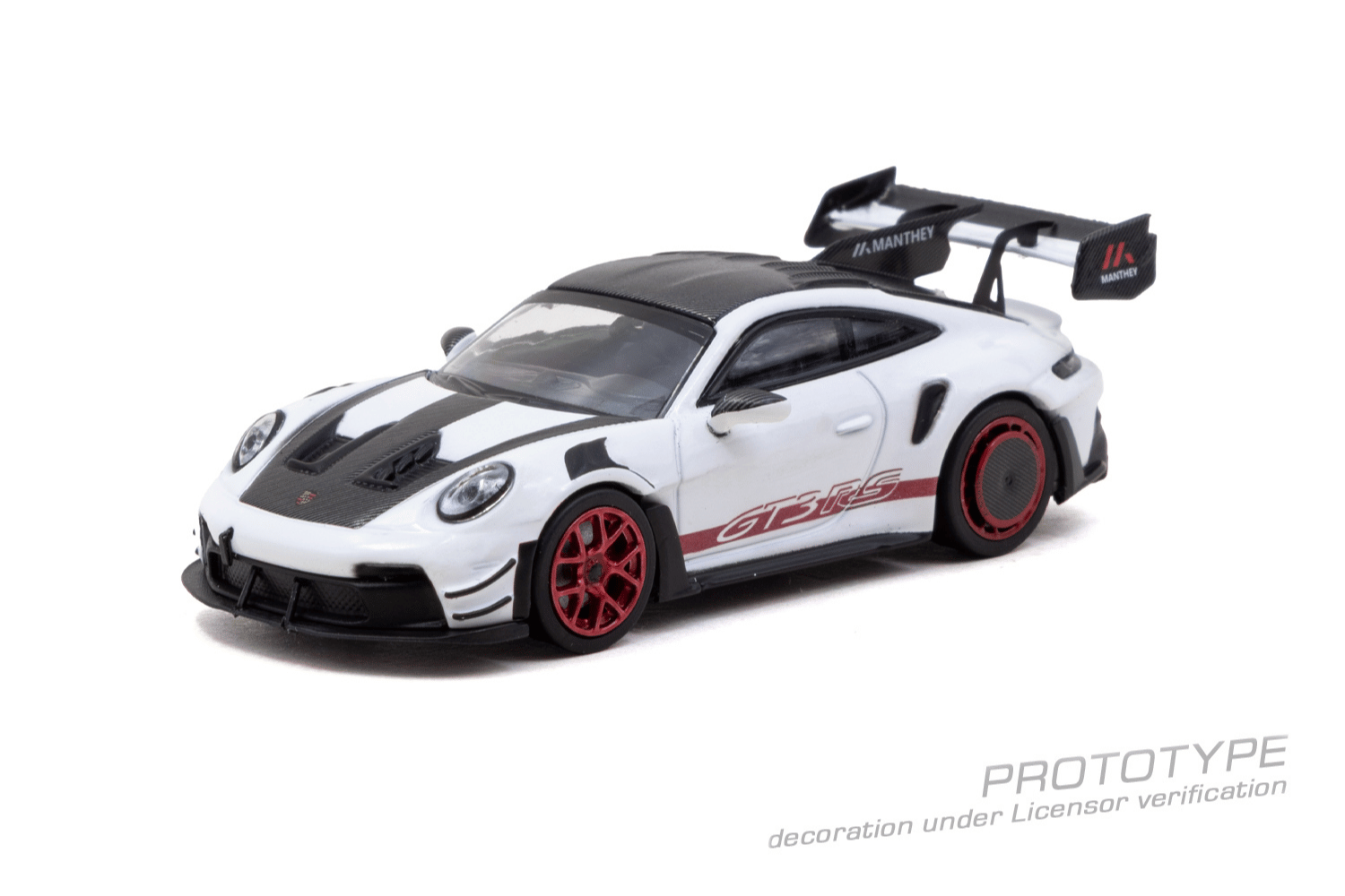 (Pre-order) Tarmac Works 1/64 Porsche GT3RS (992.1) MR White Red Tarmac Special