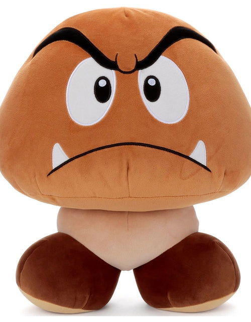 Load image into Gallery viewer, Takara Tomy Arts Super Mario Soft Plush Toy - Mocchi Game Style Goomba
